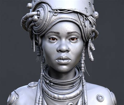 Akari Work In Progress Andy Lee Sculpture Art Afro Art Afrofuturism