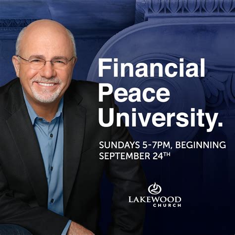 Lakewood Church On Twitter Financial Peace University Is A Money