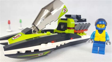 Lego City 60114 Race Boat Łódź Wyścigowa Speed Build Stop Motion Youtube