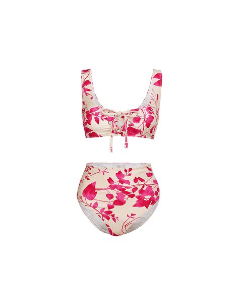 Riani Leaf Patterned Bikini