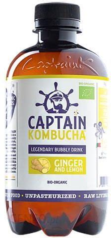 Napój Captain Kombucha Ginger and Lemon 400ml Ceny i opinie Ceneo pl