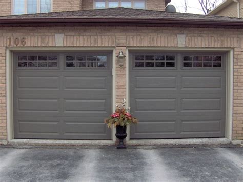 C H I Model 4216 Bronze Overhead Door With Stockton Windows