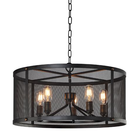 Black Wrought Iron Pendant Lights Kitchen Chandelier Wh Ci 47