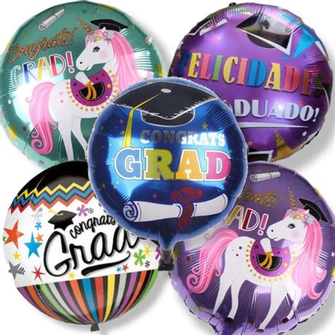 Globo Metalizado Graduaci N Birrete Grado Globos L Tex Mercadolibre