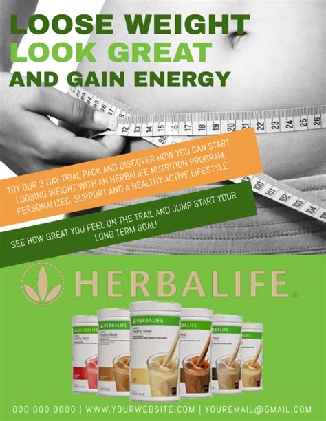 Herbalife Flyer Template Postermywall