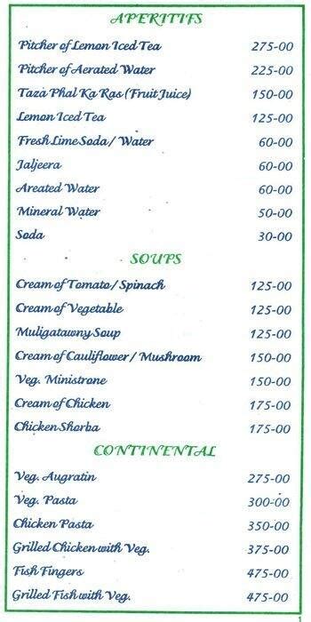 Indigo Phase Menu Menu For Indigo Phase Dombivali East Thane