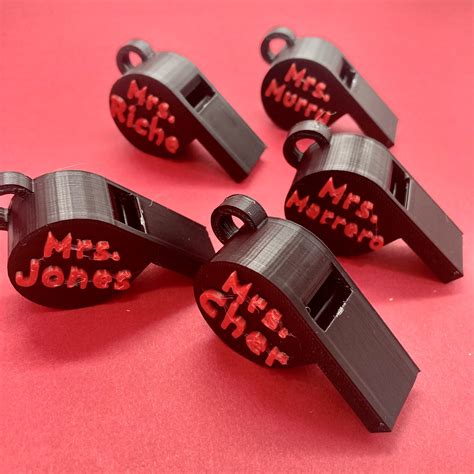 Whistles Real Working 3d Printed And Personalized Perfect For Etsy