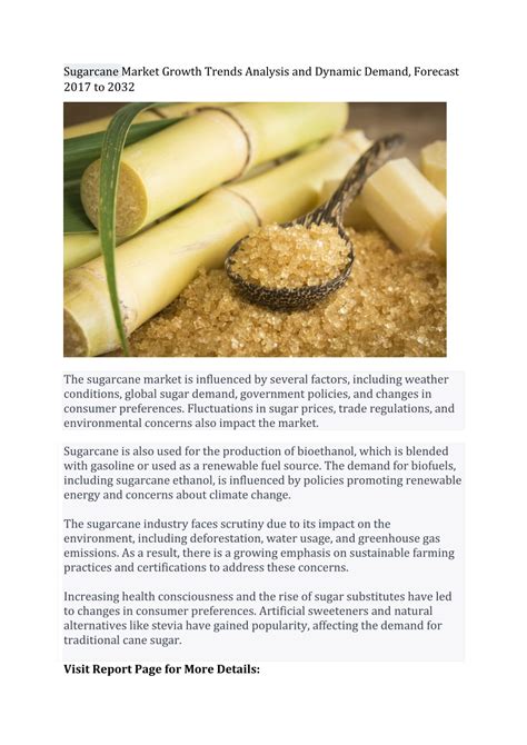 Ppt Sugarcane Market Growth Trends Analysis And Dynamic Demand