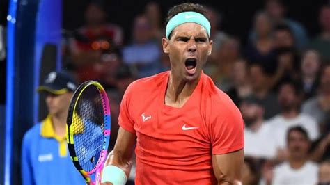 Tras Un A O Sin Jugar Rafael Nadal Volvi Y Le Gan A Thiem En Brisbane