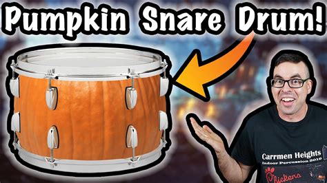 We Turned A Pumpkin Into A Snare Drum YouTube