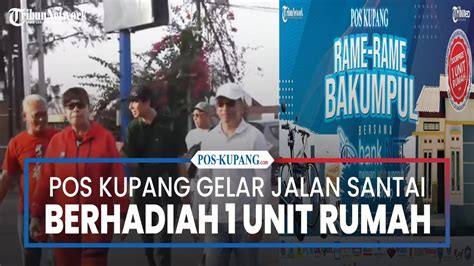 Hari Ini Pos Kupang Gelar Jalan Santai Berhadiah Rumah Star Mulai