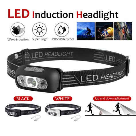 Ready Stock Powerful Led Headlamp Cob Xpe Ultra Bright Light Usb