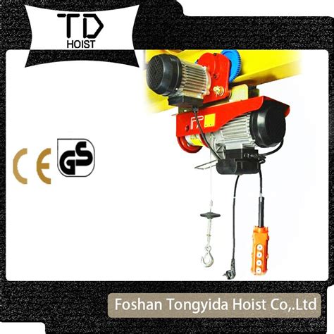 Mini Electric Hoist Pa200kg 220v Pa500 Pa200 Mini Electric Wire Rope Hoist Pa Mini Electric