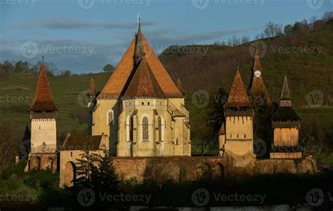 Biertan a very beautiful medieval village in Transylvania, Romania. A ...