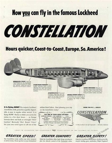 1946 Lockheed Constellation Airliner Airplane Pilot Cabin Cutaway View