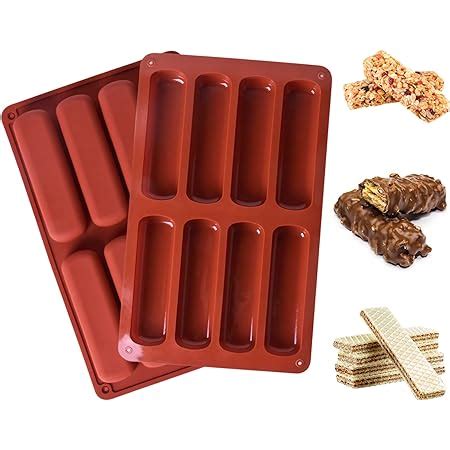 Silikomart 26 184 77 0065 Moule à Chocolat My Snack Silicone Marron