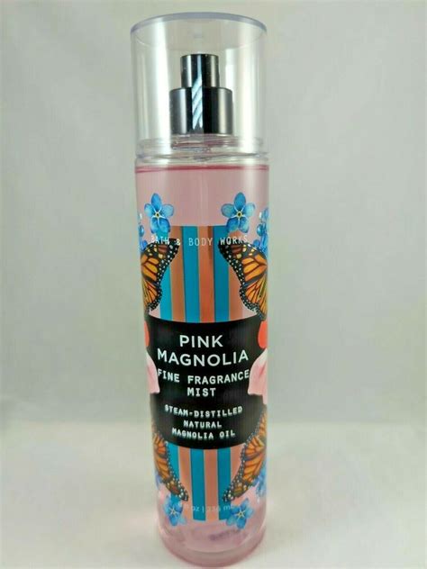 Bath Body Works Pink Magnolia Fragrance Mist Steam Distilled Magnolia