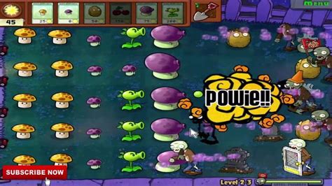 Plants Vs Zombies Walk Through Night Level Pvz Gameplay In