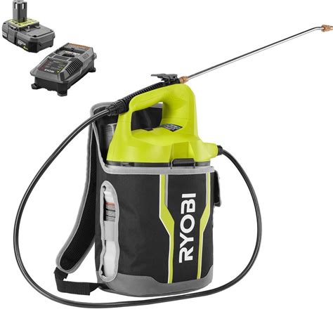 Ryobi One 18v Cordless Battery 2 Gal Chemical Sprayer And Backpack