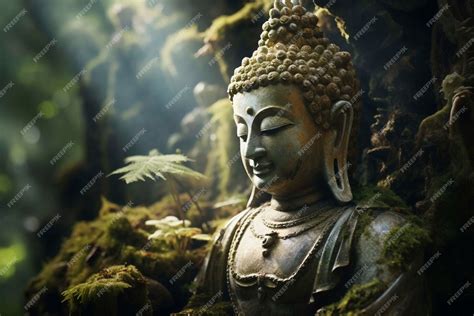 Free AI Image | Buddha statue in nature