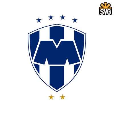 CF Monterrey Logo SVG Digital Download, CF Monterrey v2 Logo SVG Vector ...