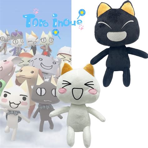 Toro Inoue Plush Cat Figure Cartoon Style Perfect For Bedroom Decor ...