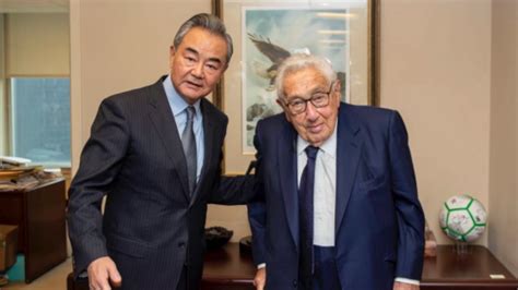 Chinese Fm Wang Yi Meets With Henry Kissinger Cgtn