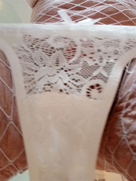 White Fishnet Body Stocking Lacey Panties And Dildo Pics XHamster