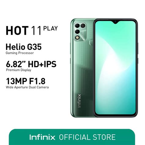 Infinix Hot 11 Play X688B 6 82 HD 4GB RAM 64GB ROM 6000mAh Battery Android 10 13MP