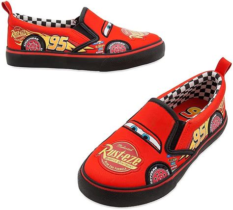 Amazon.com | Disney Lightning McQueen Sneakers for Boys - Cars 3 Size ...