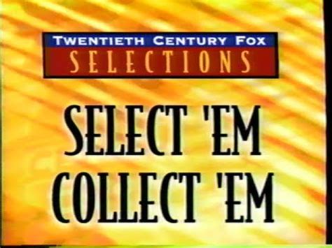 20th Century Fox Selections VHS