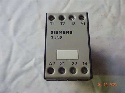 Siemens Contactor Control Relay Un Smedegaarden A S