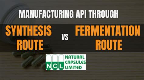 Natural Capsules Manufacturing Api Through Synthesis Vs Fermentation