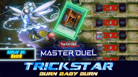 MASTER DUEL Trickstar Trickstar Burn With Magical Cylinder YouTube