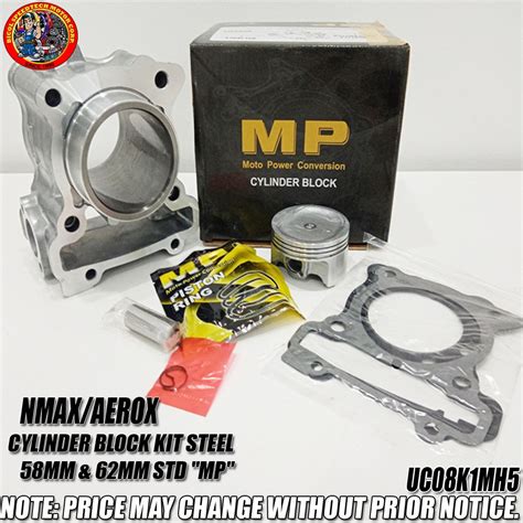 Nmax Aerox Cylinder Block Kit Steel Mm Mm Std Mp Uc K Mh