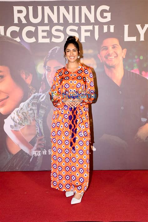 Photos Mrunal Thakur snapped at Sita Ramam success press conference at ...