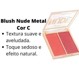 Blush Duo Nude Metal Luisance Shopee Brasil