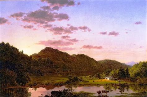 American Landscape by Frederic Edwin Church Oil Painting Reproduction ...