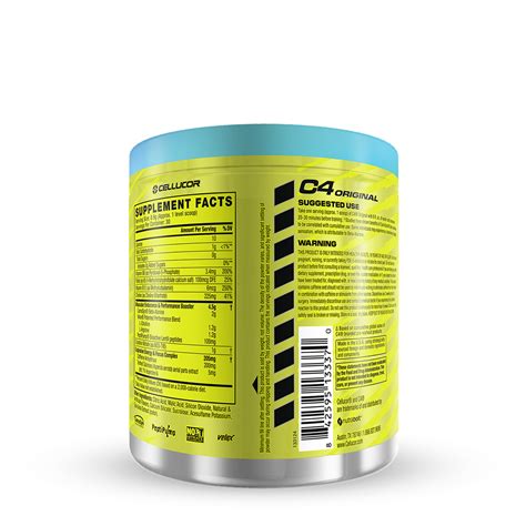 Cellucor® C4 Original Pre Workout Icy Blue Razz 30 Servings Gnc