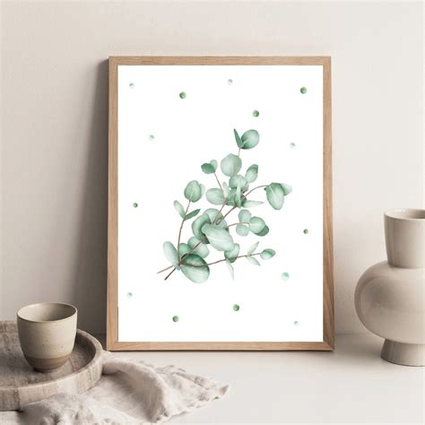 Quadro Decorativo Vaso Planta Folhagens Aquarela Elo