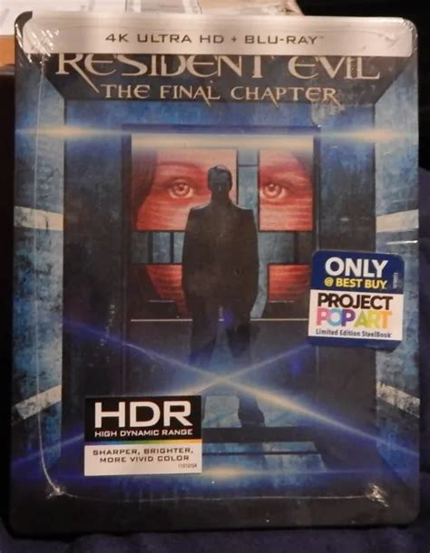 Resident Evil Final Chapter K Uhd Blu Ray Digital Oop Steelbook Best