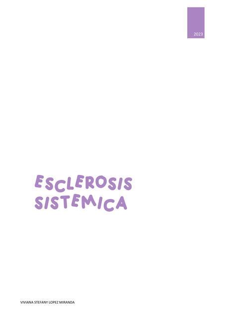 Esclerosis Sist Mica Viviana Lopez Miranda Udocz