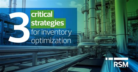 Taking action: 3 critical strategies for inventory optimization