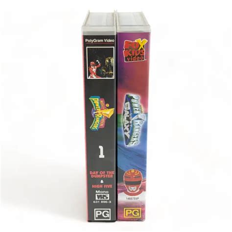 POWER RANGERS MIGHTY Morphin VHS Tape Teamwork Volume 1 Etc Bundle