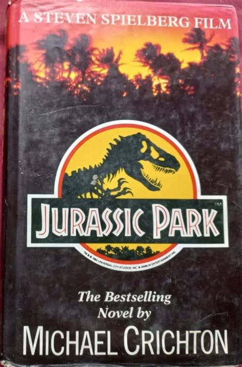 Science Fiction And Fantasy Jurassic Park Michael Crichton Hardcover 400 Pages For Sale In