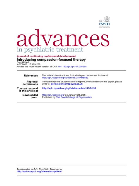 Introducing Compassion-focused Therapy Paul Gilbert | Psychotherapy ...