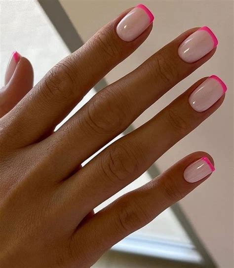 21 Stunning Pink French Tip Nails Inspired Beauty