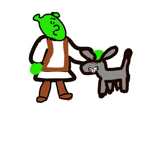 Shrek and donkey by zorropuma on DeviantArt