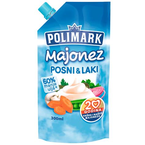 Majonez, Posni & Laki (Polimark) 300ml - Walmart.com - Walmart.com