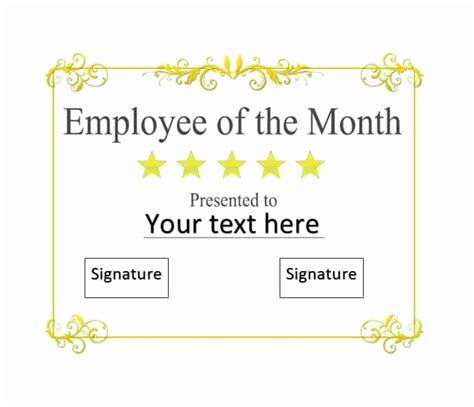 Employee Award Certificates Templates Free Inspirational 30 Printable ...